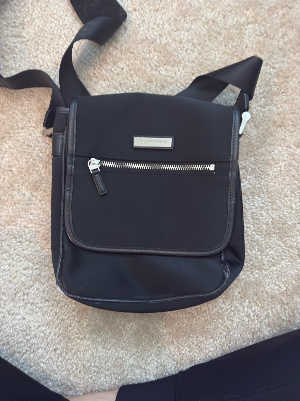 Burberry Black Men's Messenger Crossbody Bag